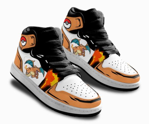 Charizard Sneakers Anime Custom Pokémon Shoes For Kids V04