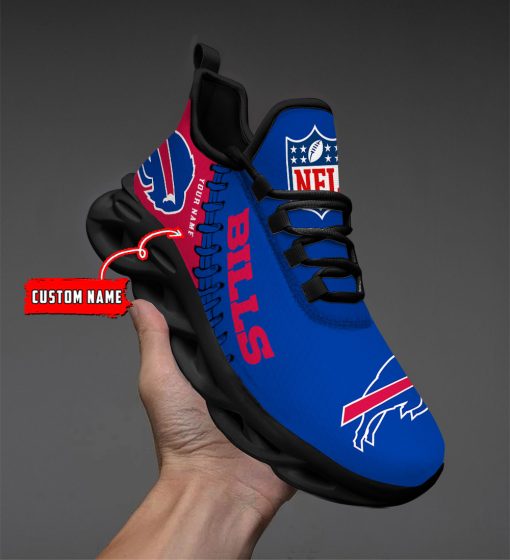Buffalo Bills Custom Name Max Soul Shoes V15 - Image 3