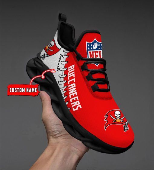 Tampa Bay Buccaneers Custom Name Max Soul Shoes V15 - Image 3