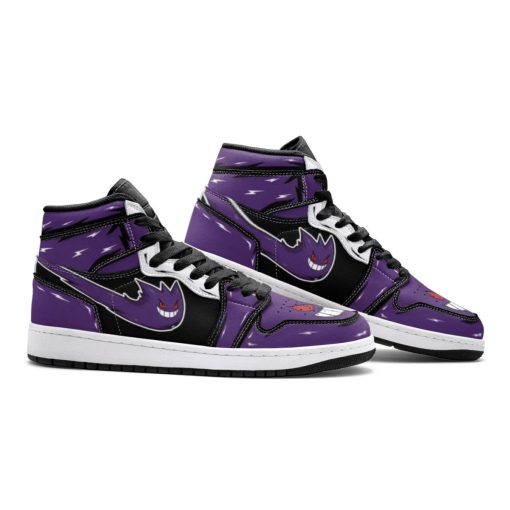 Gengar Shoes Air Jordan 1  Custom Pokémon Shoes V19 - Image 4