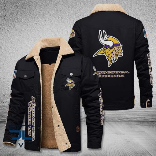 Minnesota Fleece Leather Jacket V3116 - Image 3
