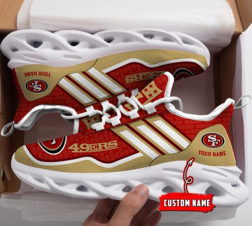 San Francisco 49ers  Sport Shoes Custom Name V35 - Image 6