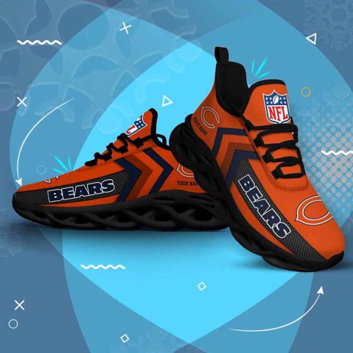 Chicago Bears Custom Name Max Soul Shoes V08 - Image 5