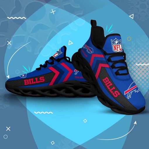 Buffalo Bills Custom Name Max Soul Shoes V08 - Image 4