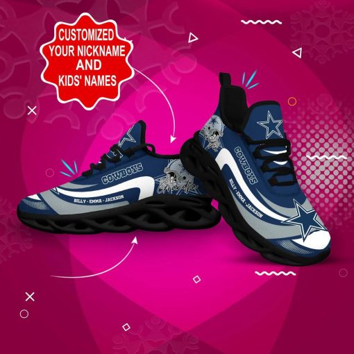 Dallas Cowboys Shoes Fashion Custom Name Shoes V38 - Image 10