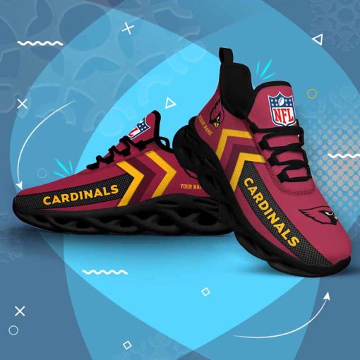 Arizona Cardinals Custom Name Max Soul Shoes V08 - Image 5