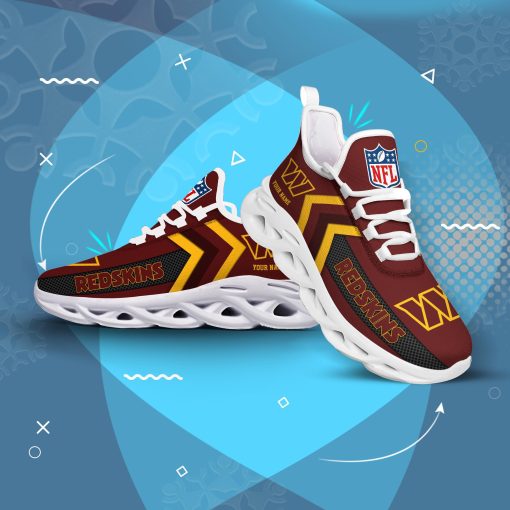 Washington Commanders Custom Name Max Soul Shoes V08 - Image 4