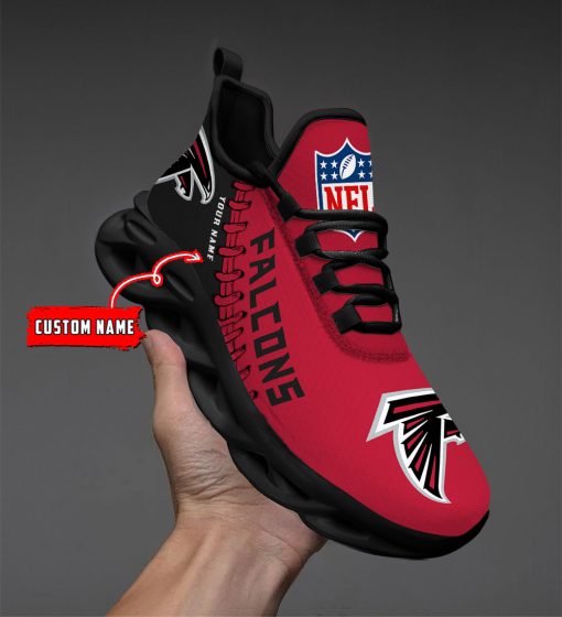 Atlanta Falcons Custom Name Max Soul Shoes V15 - Image 3