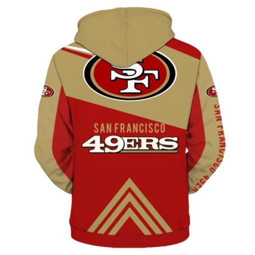 San Francisco 49ers Hoodies Cheap 3D Sweatshirt Football V33 - Image 3