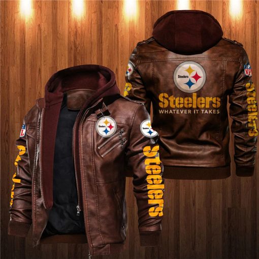 PBS Leather Jacket Whatever It Takes V41 - Image 2