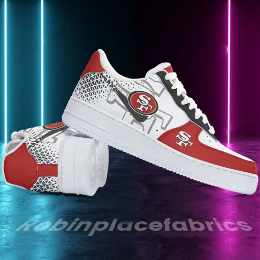 San Francisco 49ers Shoes AF 1 Perfect Gift For Fans V05 - Image 4