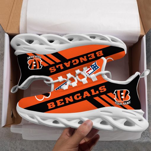 Cincinnati Bengals Custom Name Max Soul Shoes V04 - Image 9