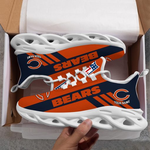 Chicago Bears Custom Name Max Soul Shoes V04 - Image 6