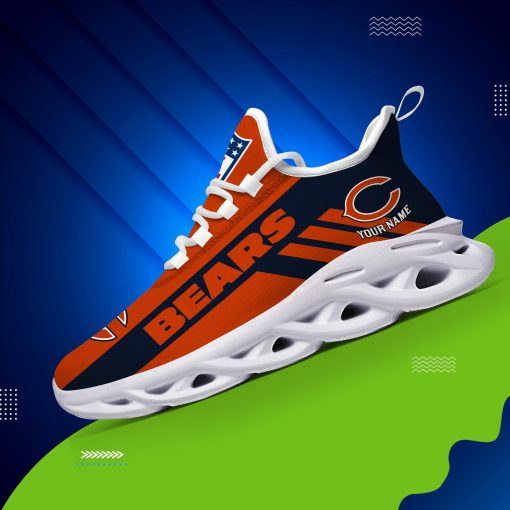 Chicago Bears Custom Name Max Soul Shoes V04 - Image 7
