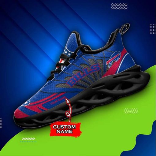 Buffalo Bills Custom Name Max Soul Shoes V09 - Image 5