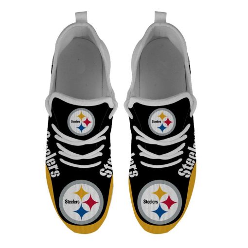 Pittsburgh Steelers Shoes Customize Sneakers YZ Shoes V21 - Image 3