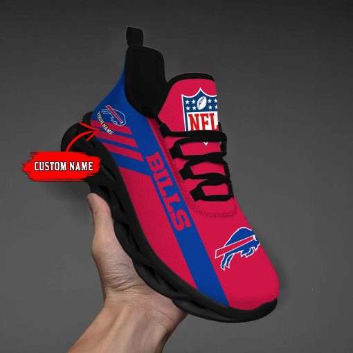 Buffalo Bills Custom Name Max Soul Shoes V04 - Image 3