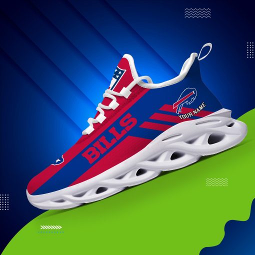 Buffalo Bills Custom Name Max Soul Shoes V04 - Image 5