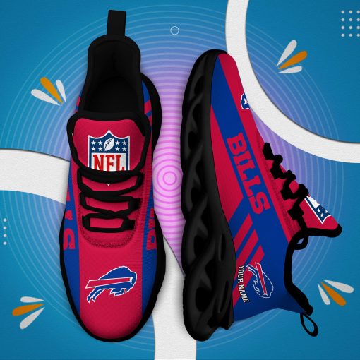 Buffalo Bills Custom Name Max Soul Shoes V04 - Image 6