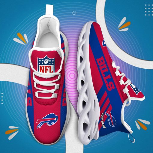 Buffalo Bills Custom Name Max Soul Shoes V04 - Image 7