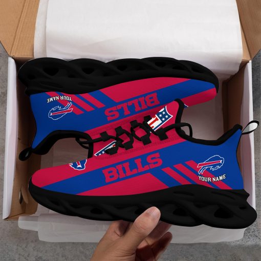 Buffalo Bills Custom Name Max Soul Shoes V04 - Image 8