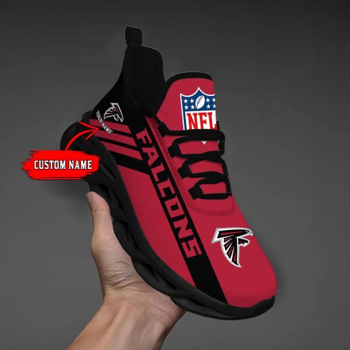 Atlanta Falcons Custom Name Max Soul Shoes V04 - Image 3