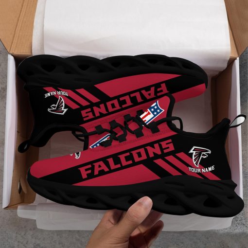 Atlanta Falcons Custom Name Max Soul Shoes V04 - Image 8