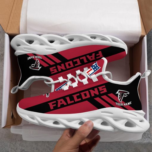 Atlanta Falcons Custom Name Max Soul Shoes V04 - Image 9