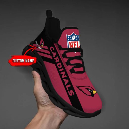 Arizona Cardinals Custom Name Max Soul Shoes V04 - Image 3