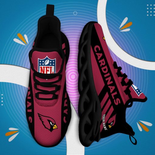 Arizona Cardinals Custom Name Max Soul Shoes V04 - Image 5