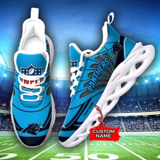Carolina Panthers Custom Name Max Soul Shoes V09 - Image 2