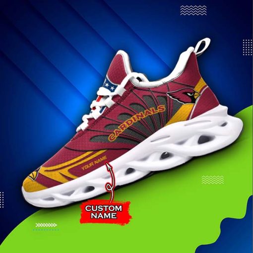 Arizona Cardinals Custom Name Max Soul Shoes V09 - Image 4