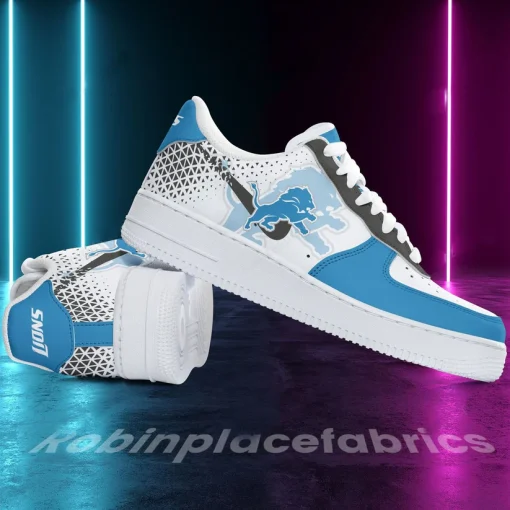 Detroit Lions Shoes AF 1 Perfect Gift For Fans V02 - Image 4