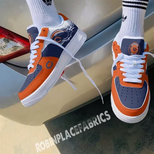 Chicago Bears Shoes AF 1 Perfect Gift For Fans V02 - Image 3