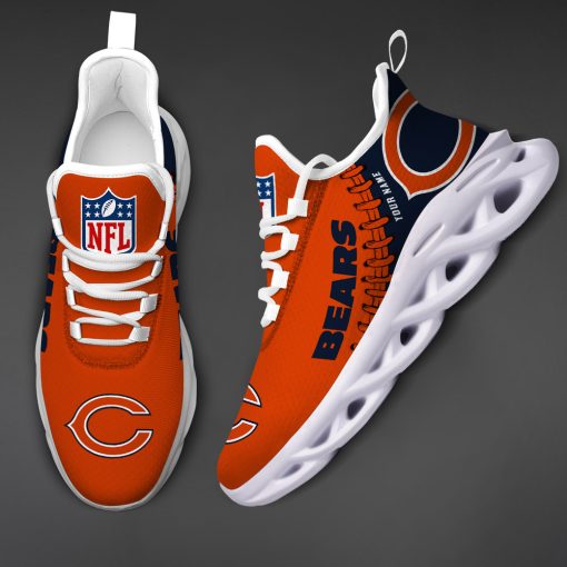 Chicago Bears Custom Name Max Soul Shoes V15 - Image 4