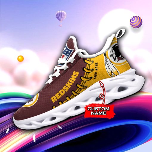 Washington Commanders Custom Name Max Soul Shoes V15 - Image 4