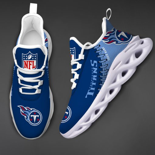Tennessee Titans  Custom Name Max Soul Shoes V15 - Image 4