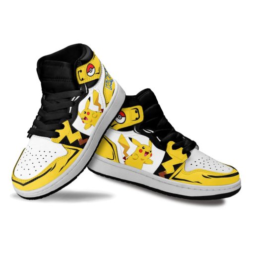 Pikachu Kids Shoes Custom Pokémon Shoes For Kids V20 - Image 3