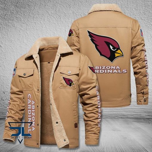 AZC Fleece Leather Jacket V3116 - Image 4