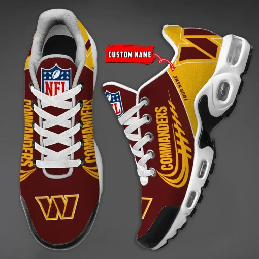 Washington Commanders SC Shoes Custom Max Soul Shoes V10 - Image 4