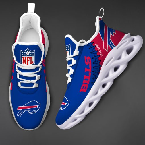 Buffalo Bills Custom Name Max Soul Shoes V15 - Image 4