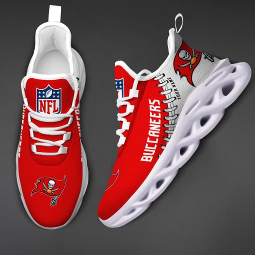 Tampa Bay Buccaneers Custom Name Max Soul Shoes V15 - Image 4