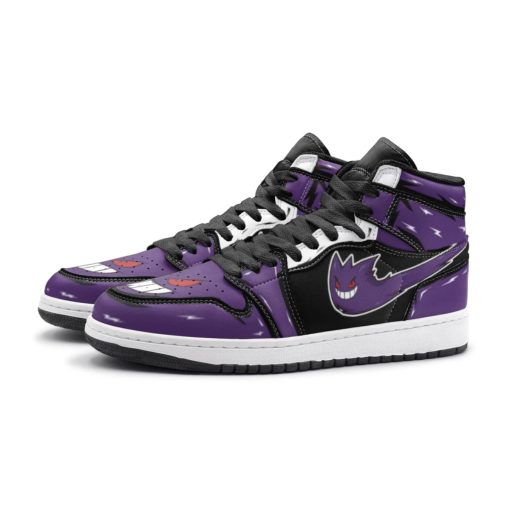 Gengar Shoes Air Jordan 1  Custom Pokémon Shoes V19 - Image 3