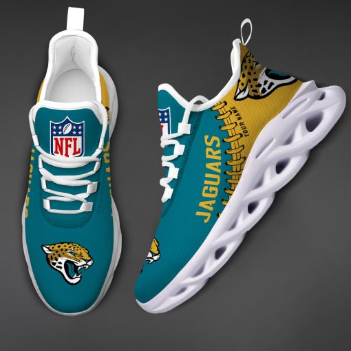 Jacksonville Jaguars Custom Name Max Soul Shoes V15 - Image 4