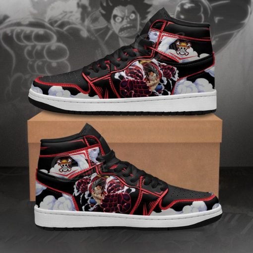 One Piece Luffy Snakeman Gear 4 Air Jordan One Piece Shoes V52 - Image 3