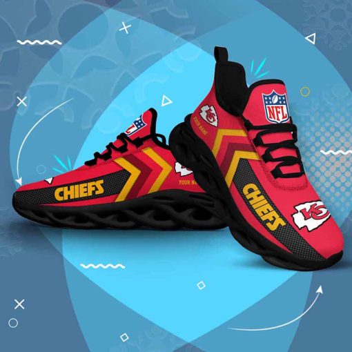 Kansas City Chiefs Custom Name Max Soul Shoes V08 - Image 5