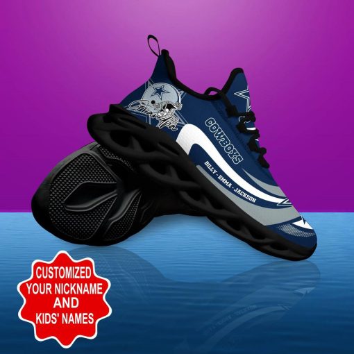 Dallas Cowboys Shoes Fashion Custom Name Shoes V38 - Image 9