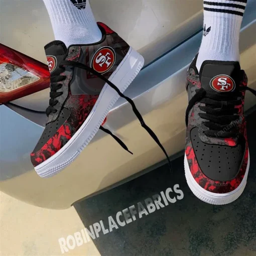 San Francisco 49ers Shoes AF 1 Perfect Gift For Fans V02 - Image 5