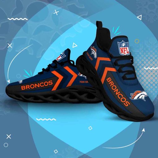 Denver Broncos Custom Name Max Soul Shoes V08 - Image 5