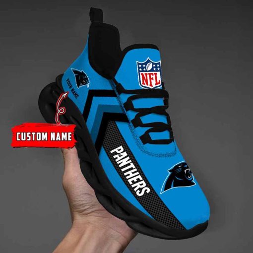 Carolina Panthers Custom Name Max Soul Shoes V08 - Image 3